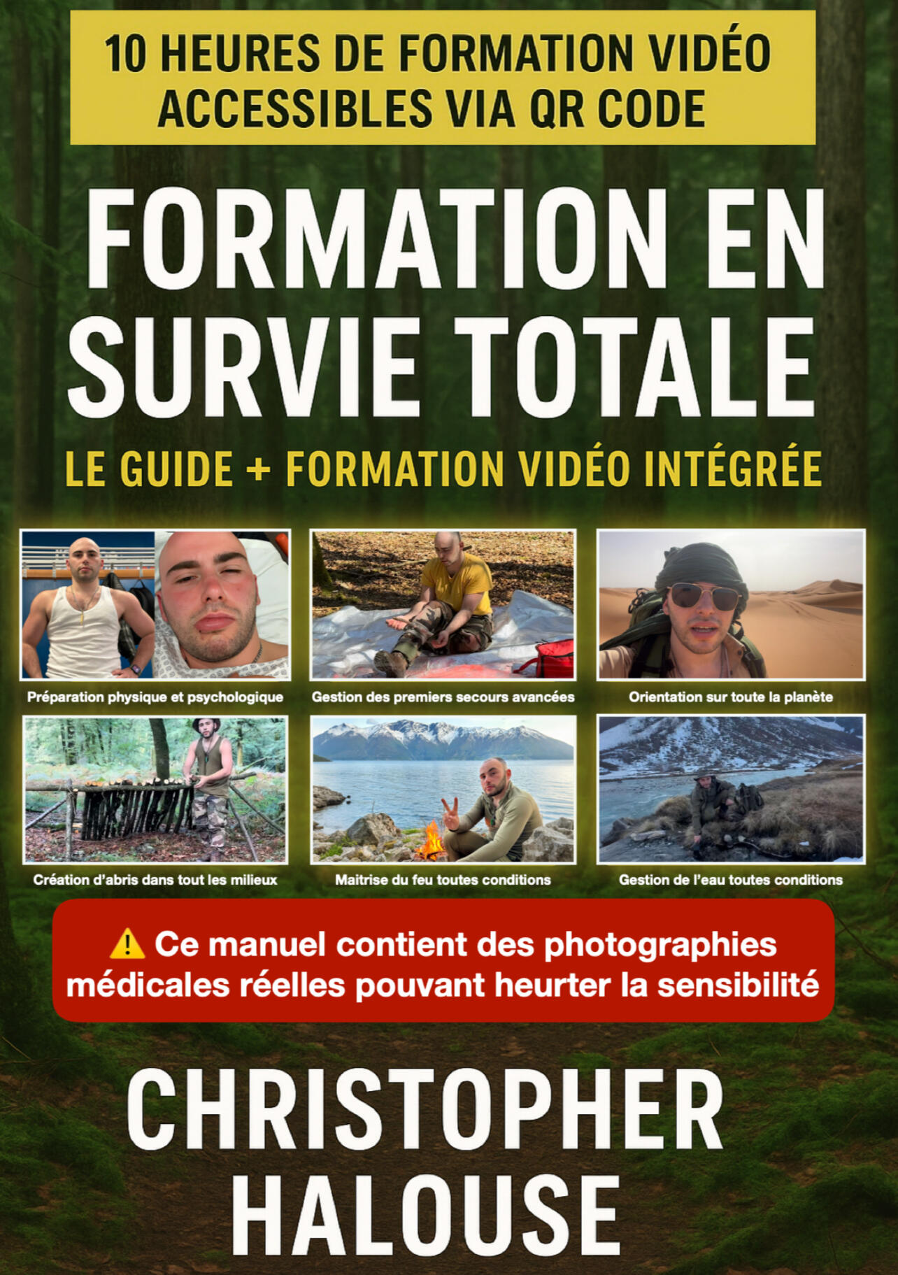 Manuel de formation en survie total variante complète de 500 pages sans QR codes